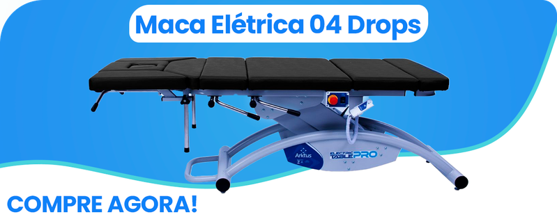 Maca Elétrica Drop Base Branca com 04 Drops para Osteopatia e